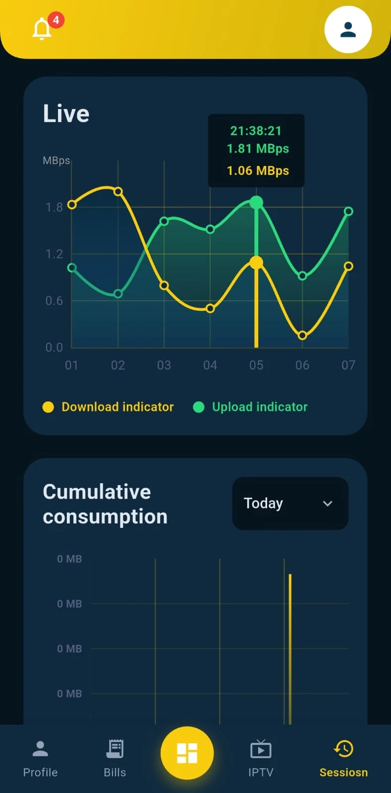 Syria Telecom screenshot